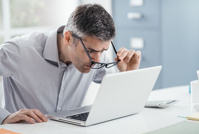 Writing Blue Light Eyesight