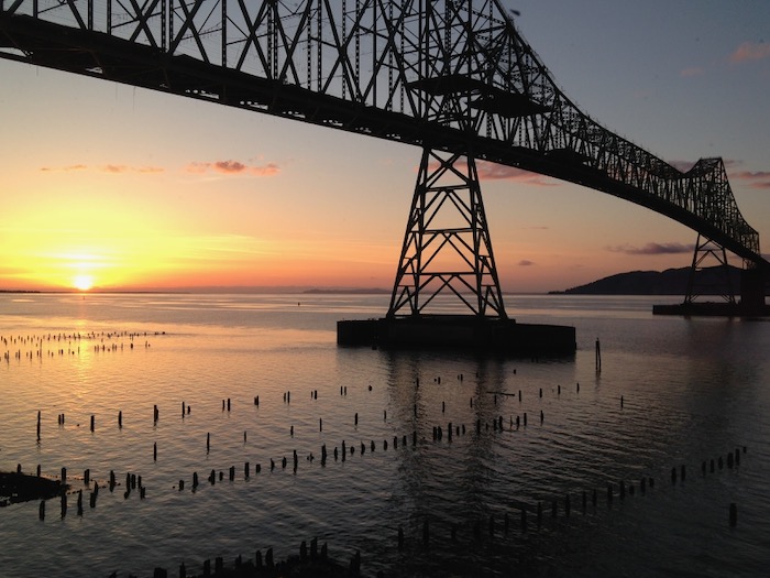 Sunset Columbia River